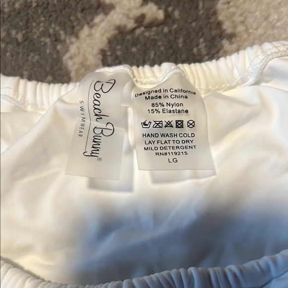 Beach Bunny White Bikini Bottom with Chain Detail - Picture 2 of 6